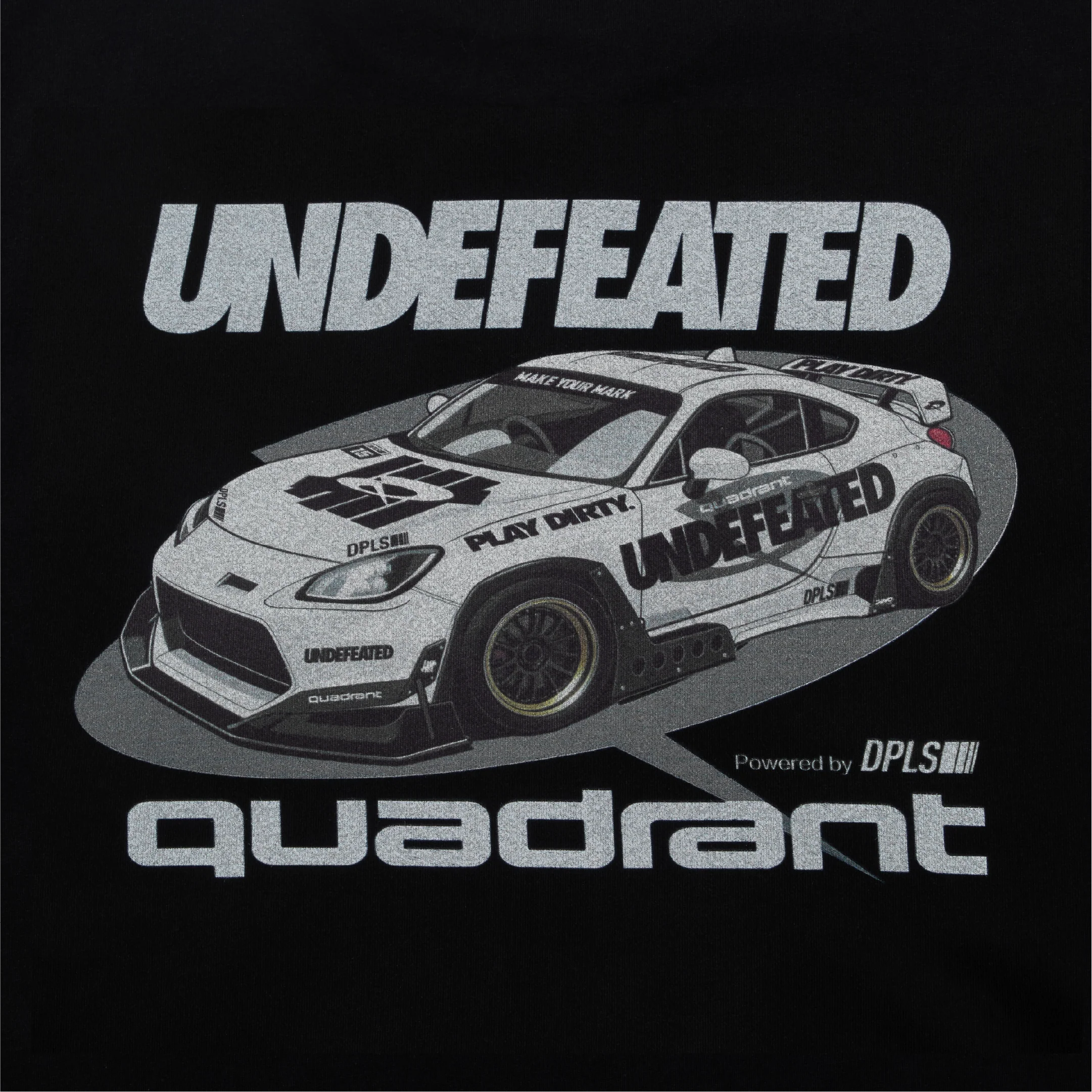 Quadrant x Undefeated T-Shirt Black - Image 6