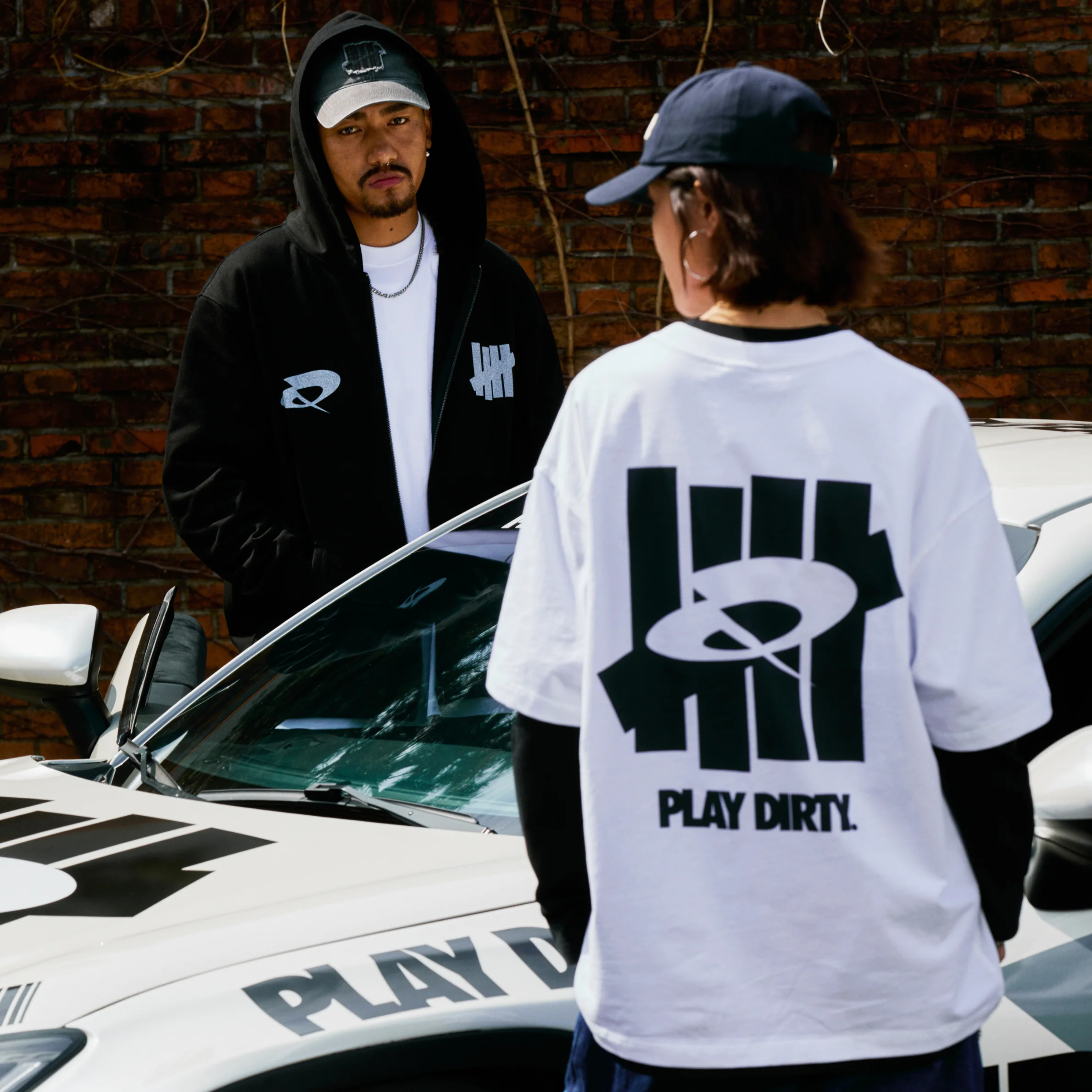 Quadrant x Undefeated T-Shirt White - Image 4